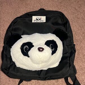# 63 Panda Black and White Backpack